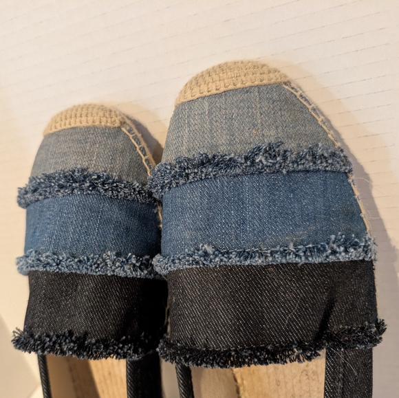 Michael Kors‎ Blue Denim Espadrilles Flats Sz. 10 - Picture 13 of 15